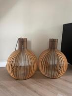 Houten hanglampen (REPLICA Secto Octo), Ophalen, Zo goed als nieuw, 50 tot 75 cm