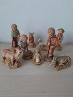 Mooie vintage kerstgroep / beeldjes voor kerststal, Ophalen, Gebruikt