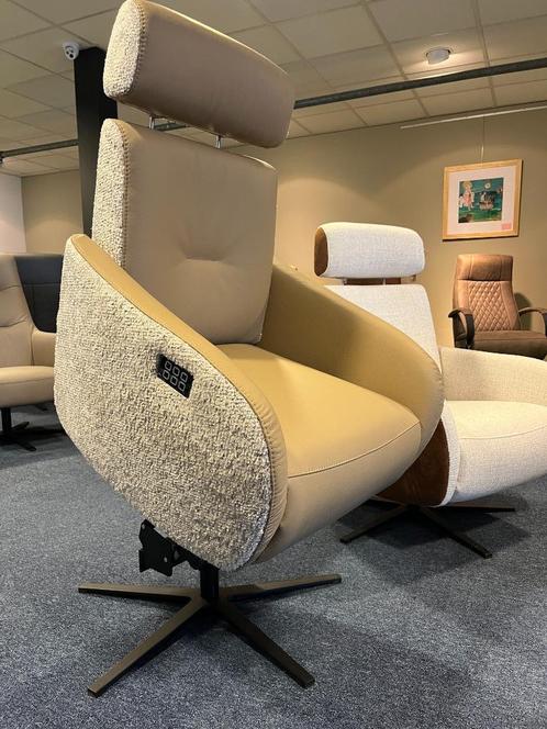 Nieuw en gebruikte Sta op en Relax stoelen, Stof, Leder etc, Huis en Inrichting, Fauteuils, Nieuw, Hout, Kunststof, Leer, Metaal