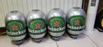 4 lege Heineken blade fusten., Verzamelen, Biermerken, Heineken, Ophalen of Verzenden, Zo goed als nieuw