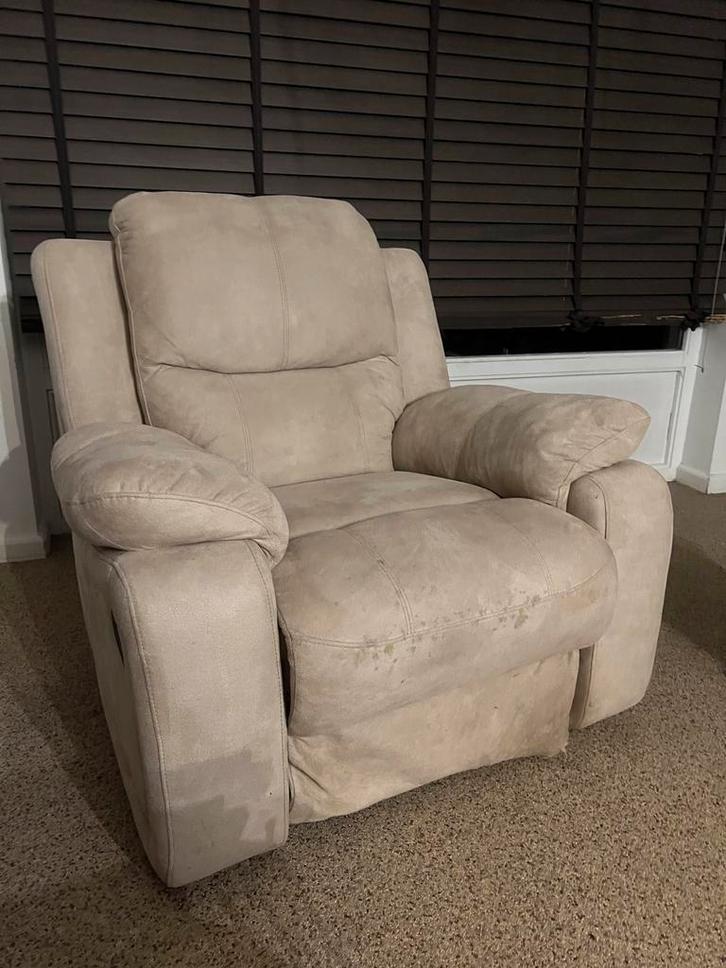 Relaxfauteuil - Gebruikt, Huis en Inrichting, Fauteuils, Gebruikt, Stof, 75 tot 100 cm, Ophalen