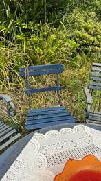 Tuinset Franse Stijl - 5 Stoelen & Tafel, Tuin en Terras, Tuinsets en Loungesets, Ophalen, 5 zitplaatsen, Gebruikt, Stoel