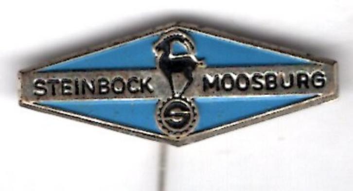 Steinbock Moosburg Heftrucks zilverkl speldje ( F_034 ), Verzamelen, Speldjes, Pins en Buttons, Zo goed als nieuw, Speldje of Pin