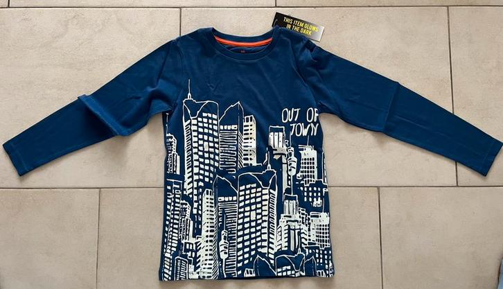 Nieuw WE blauw shirtje long sleeve maat 134 140, Kinderen en Baby's, Kinderkleding | Maat 134, Nieuw, Jongen, Shirt of Longsleeve