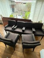 6 Eetkamerstoelen + Tafel (250x100), Ophalen, Gebruikt, 100 tot 125 cm, 125 cm of meer