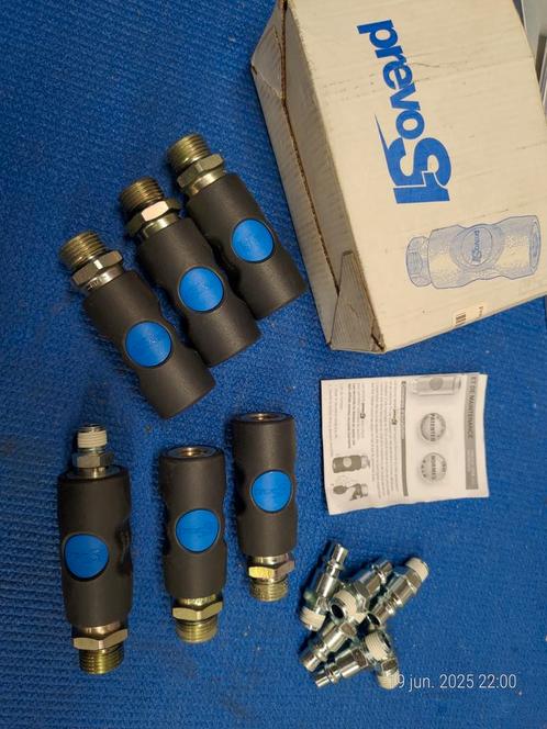 Prevost, ISI 08, veiligheids snelkoppelingen, nieuw!, Doe-het-zelf en Verbouw, Compressors, Nieuw, 6 tot 10 bar, 100 liter of meer