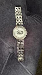 Zilverkleurige dolce gabanne dameshorloge orgineel, Ophalen of Verzenden, Zo goed als nieuw, Staal, DKNY