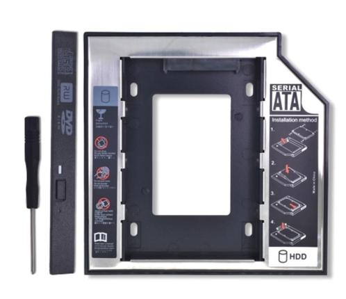 SATA to SATA 2nd HDD HD Hard Driver Caddy Universal CD/DVD-R, Computers en Software, Harde schijven, Nieuw, Laptop, Ophalen of Verzenden