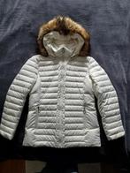 Witte gewatteerde jas met capuchon - Maat 40, Maat 38/40 (M), Ophalen of Verzenden, Jack, Onbekend