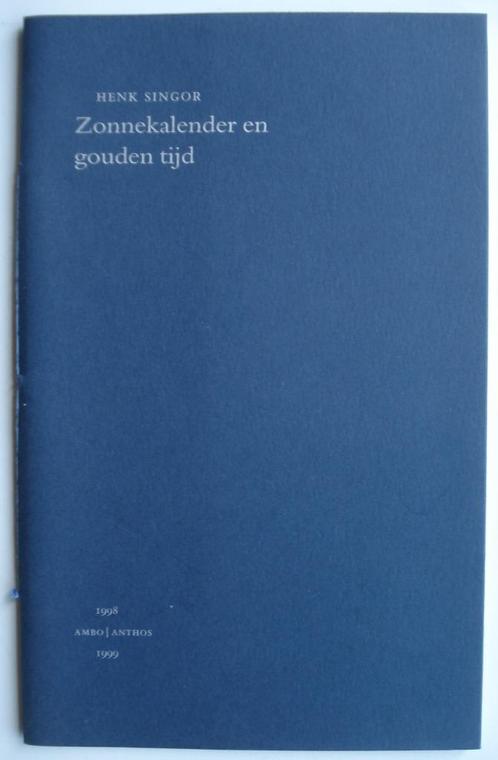 Henk Singor - Zonnekalender en gouden tijd, Boeken, Overige Boeken, Nieuw, Ophalen of Verzenden
