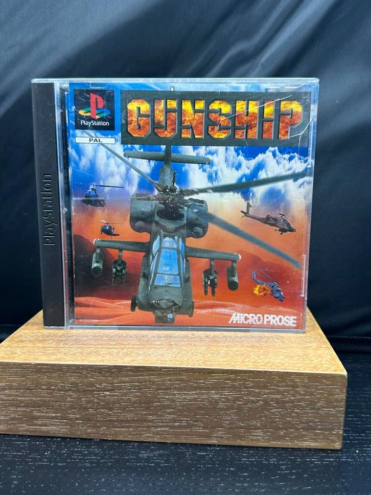 Gunship PlayStation - Helikopter Actie!, Spelcomputers en Games, Games | Sony PlayStation 1, Gebruikt, Simulatie, 1 speler, Vanaf 12 jaar