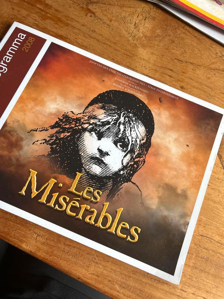 Les Miserables Programma 2008, Boeken, Catalogussen en Folders, Zo goed als nieuw, Ophalen of Verzenden