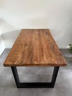Mangohouten eettafel 160x90, Huis en Inrichting, Tafels | Eettafels, Ophalen, 50 tot 100 cm, Zo goed als nieuw, 150 tot 200 cm