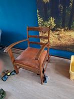 Vintage Houten Stoel, Huis en Inrichting, Fauteuils, Ophalen, Minder dan 50 cm, Gebruikt, Minder dan 75 cm