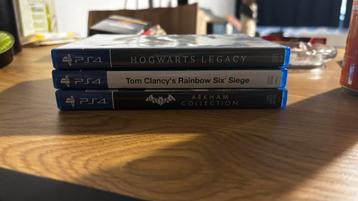 PS4 Games: Hogwarts, Batman, Rainbow Six Siege beschikbaar voor biedingen