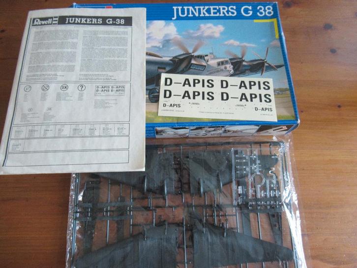 Junkers G-38  (Revell 1/144), Hobby en Vrije tijd, Modelbouw | Vliegtuigen en Helikopters, Zo goed als nieuw, Vliegtuig, 1:144 tot 1:200