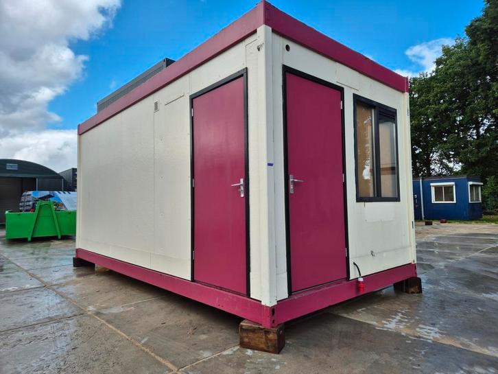 6x3m doucheunit / tijdelijke douchevoorziening /sanitairunit, Doe-het-zelf en Verbouw, Sanitair, Zo goed als nieuw, Douche, Ophalen