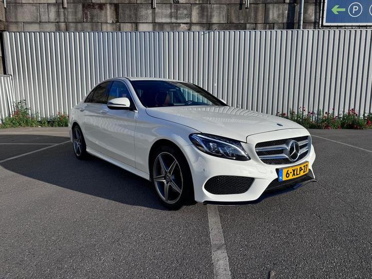 Mercedes-Benz C-Klasse C180 1.6 115KW Aut7 2014 Wit, Auto's, Mercedes-Benz, Particulier, C-Klasse, Achteruitrijcamera, Adaptive Cruise Control