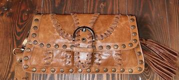 Leren Clutch met Details beschikbaar voor biedingen