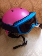 Ski helm, jr, maat 53-56 cm, Wedze + bril, Overige merken, Overige typen, Ophalen of Verzenden, Zo goed als nieuw