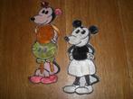 2 oude turmac zijdjes   Mickey Mouse  Walt disney, Verzamelen, Ophalen of Verzenden, Gebruikt