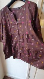 Gudrun Sjoden blouse, Kleding | Dames, Overige typen, Bruin, Maat 42/44 (L), Ophalen of Verzenden