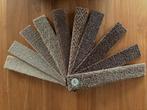Bunch met staaltjes tapijt vloerbedekking bruin / beige, Minder dan 50 cm, Ophalen of Verzenden, Zo goed als nieuw, Bruin