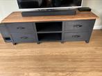 Uniek Houten tv meubel, Huis en Inrichting, Ophalen, Gebruikt, 100 tot 150 cm, Minder dan 100 cm