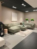 Montel Fresh hoekbank contrasterende bies, Huis en Inrichting, Banken | Bankstellen, Ophalen, Zo goed als nieuw