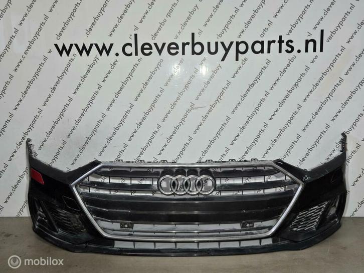 Voorbumper originel Audi A7 Sportback 4KA ('18->) 4K8807437C, Auto-onderdelen, Carrosserie en Plaatwerk, Bumper, Audi, Voor, Gebruikt