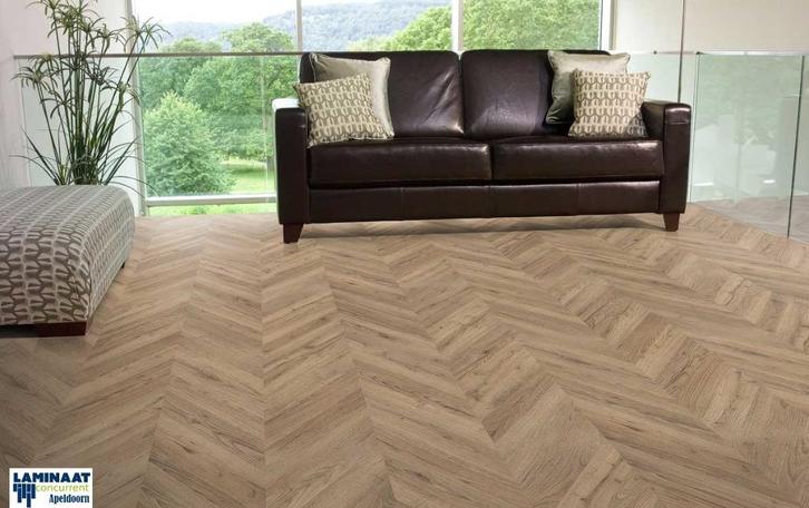 Laminaat vloeren vanaf €1,95m2 9m2 t/m 2500m2 voorraad, Huis en Inrichting, Stoffering | Vloerbedekking, Nieuw, Laminaat, Wit