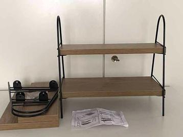 Badkamer / Keuken accessoires houten plank x 2 Set - Nieuw beschikbaar voor biedingen