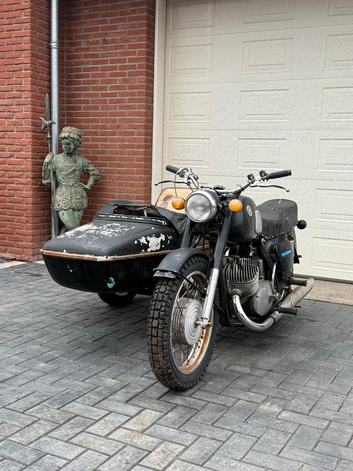 Klassieke Motor Zijspan opknapper! Koopje!, Motoren, Motoren | Zijspanmotoren, Ophalen of Verzenden