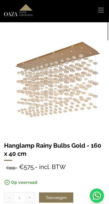 Hanglamp Bubble goud beschikbaar voor biedingen