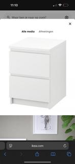 Malm nachtkastje nieuw in doos, 1 of 2 laden, Ophalen of Verzenden, Zo goed als nieuw, Minder dan 100 cm