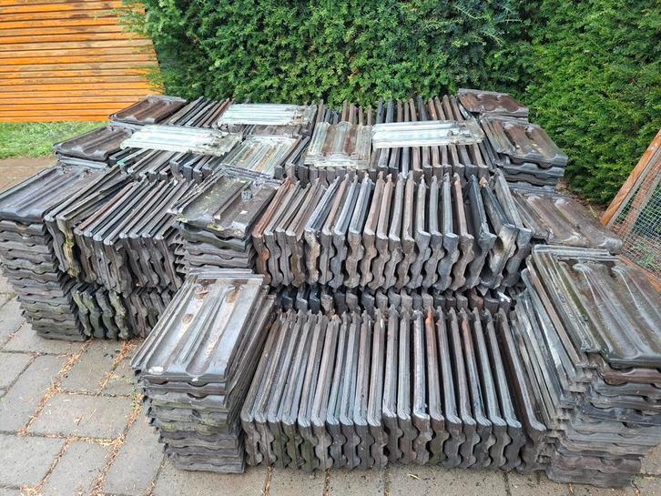 Muldenpan - gebruikt - ca. 330 stuks - 20m2, Doe-het-zelf en Verbouw, Dakpannen en Dakbedekking, Gebruikt, Dakpannen, Steen of Klei