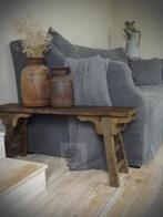 Chinees bankje * oud,sober * Halbankje * Huisje Sfeer, Huis en Inrichting, Woonaccessoires | Overige, Ophalen of Verzenden, Nieuw