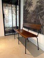 houten bankje, Huis en Inrichting, Ophalen, Bruin, Zo goed als nieuw, Eén
