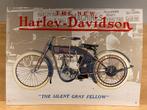 Harley-Davidson Reclamebord blik 41x30 cm, Ophalen of Verzenden, Zo goed als nieuw, Motoren