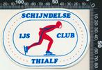 Sticker: Schijndelse IJsclub - Thialf, Verzamelen, Ophalen of Verzenden, Zo goed als nieuw, Sport