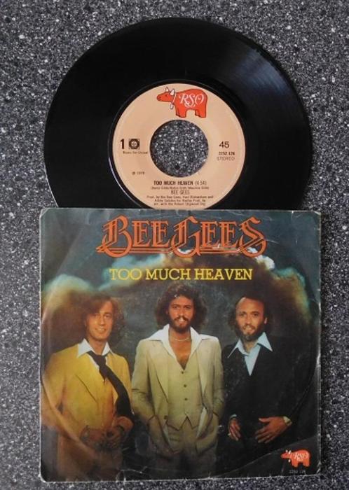 Bee Gees - too much heaven (vanaf € 1,75), Cd's en Dvd's, Vinyl Singles, Ophalen of Verzenden
