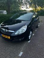 Opel Corsa 1.4 16V 5D 2007 Zwart, Voorwielaandrijving, Zwart, 4 cilinders, Leder en Stof