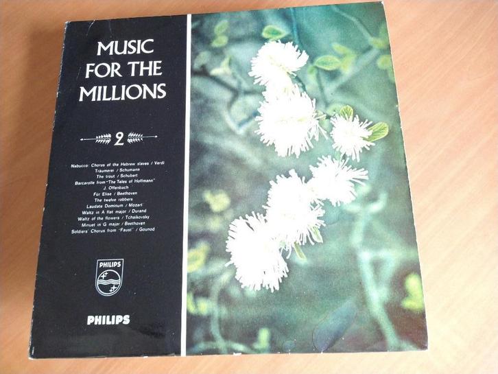 LP Music for the Millions 2, Cd's en Dvd's, Vinyl | Klassiek, Gebruikt, Barok, Overige typen, 12 inch, Ophalen of Verzenden