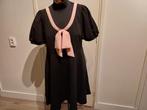 Nieuwstaat zwarte jurk me roze Shein Curve mt XXL, Zwart, Maat 46/48 (XL) of groter, Ophalen of Verzenden, Zo goed als nieuw