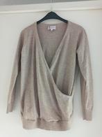 S trui met overslag beige wol merk Paulina expect in style, Beige, Zo goed als nieuw, Maat 36 (S), Paulina expect in style