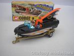 Batboat + Trailer 1966 + Batman en Robin Figuren Corgi, Hobby en Vrije tijd, Modelauto's | 1:43, Ophalen of Verzenden, Nieuw, Overige typen