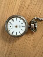 Antiek zakhorloge met ketting, Ophalen of Verzenden