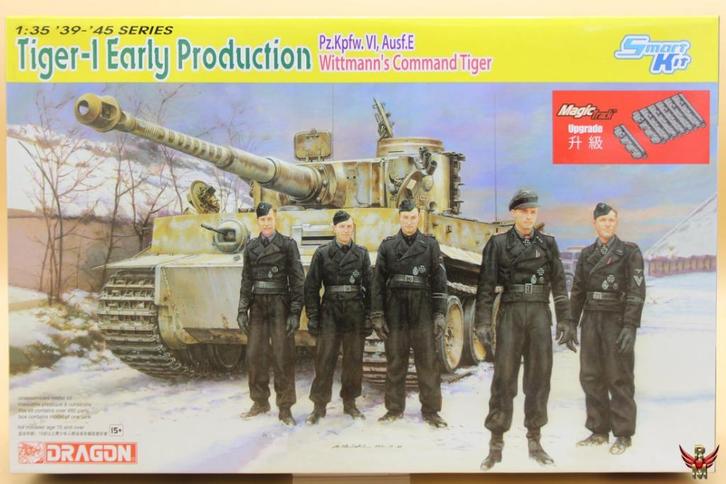 ROWASP | Dragon 1/35 Tiger I Wittmann’s Command Tiger, Hobby en Vrije tijd, Modelbouw | Auto's en Voertuigen, Nieuw, Auto, 1:32 tot 1:50