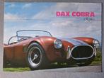 Brochure DAX COBRA Replica - NL, Boeken, Ophalen of Verzenden, Gelezen, Overige merken