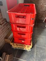 5 glasbakken a 50 stuks gevuld met glaswerk, Ophalen, Zo goed als nieuw, Minder dan 35 cm